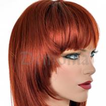 MITTELLANGE ROTE PERÜCKE