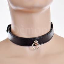 FAUX LEATHER NECKLACE
