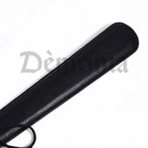 PURPLE AND BLACK LEATHER PADDLE