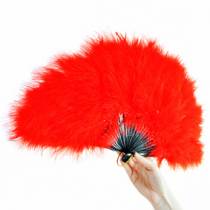 RED FEATHER FAN