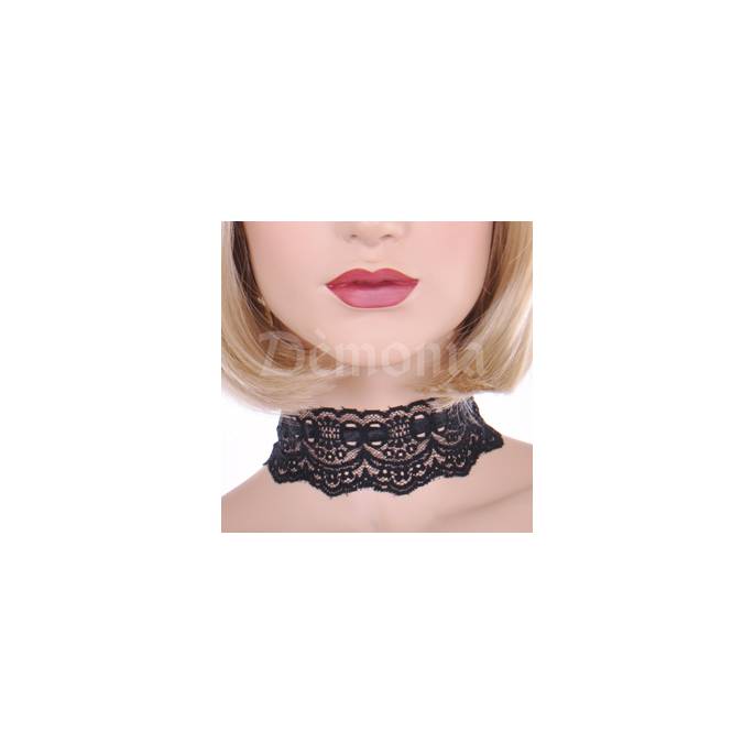 SCHWARZE SPITZENKETTE