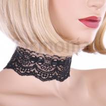 SCHWARZE SPITZENKETTE