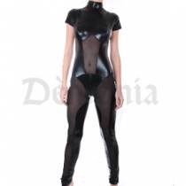 CATWOMAN EN WETLOOK ET VOILE