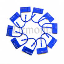 SET MIT 10 BLAUEN ZAHLENSCHLÖSSERN