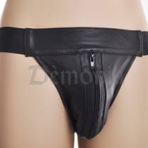 JOCK STRAP AUS LEDER UND ZIP