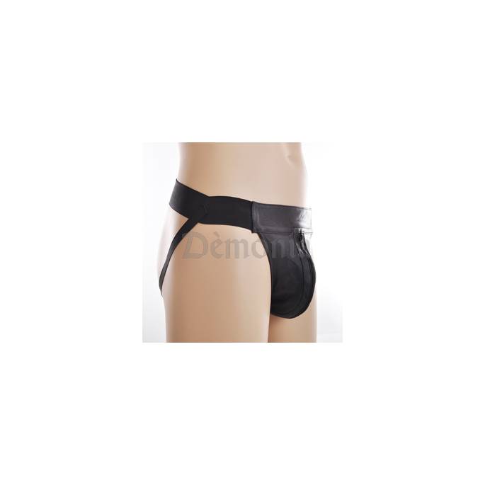 JOCK STRAP AUS LEDER UND ZIP