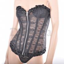CORSET DENTELLE NOIR