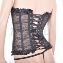 CORSET DENTELLE NOIR