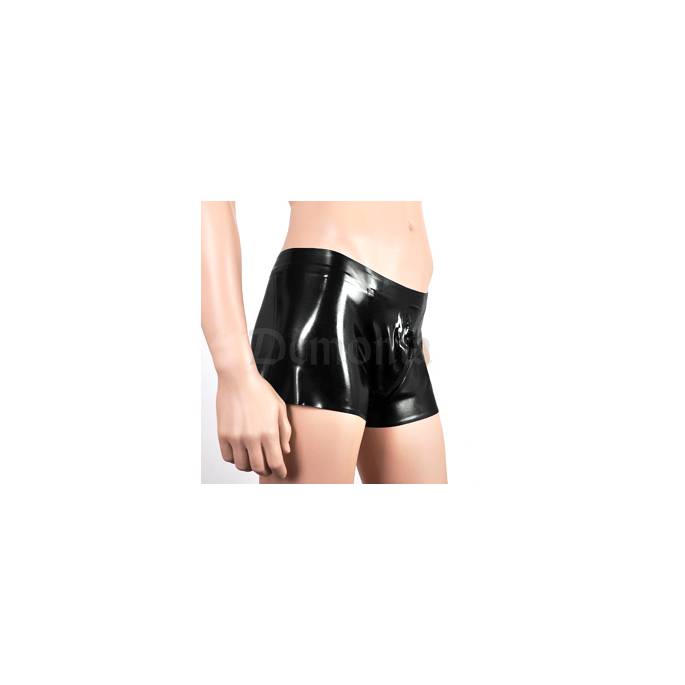 LATEX-SHORTS MIT DOPPELTEM REISSVERSCHLUSS