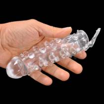 TRANSPARENTES PENIEN-ETUI + COCKRING