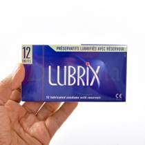 NATURAL LUBRIX CONDOMS (X12)