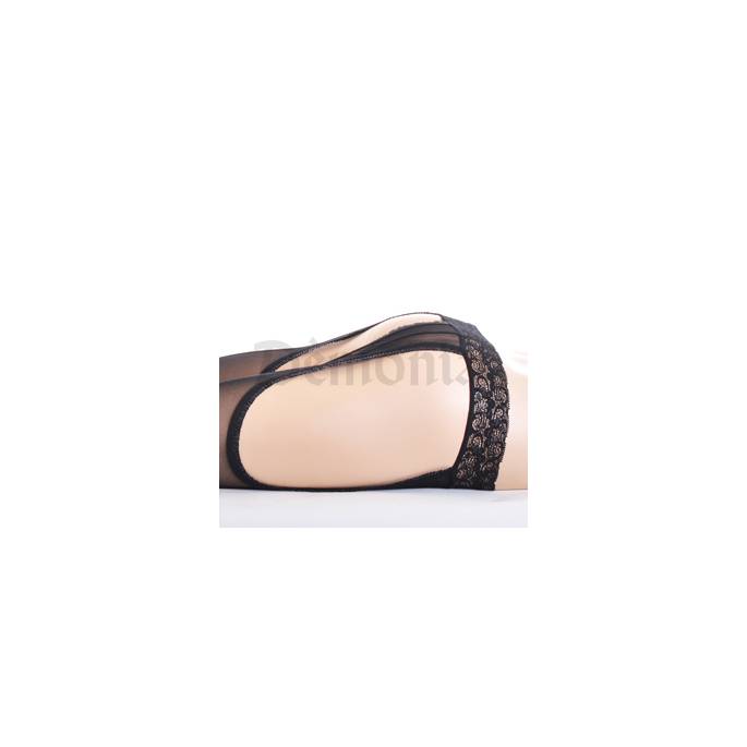 STRAPSSTRUMPFHOSE TÜLL COUTURE SCHWARZ