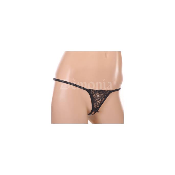 OPEN LACE THONG EMILIE
