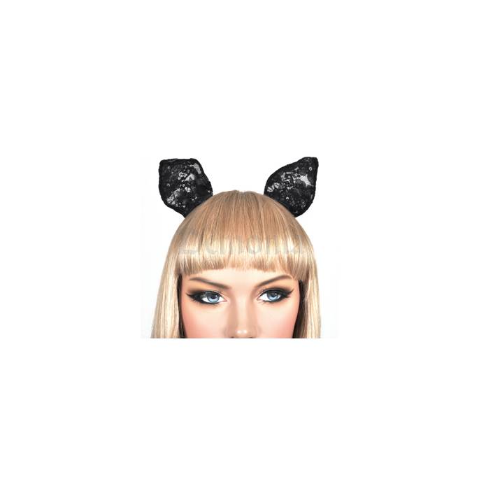 OREILLES CHAT DENTELLE