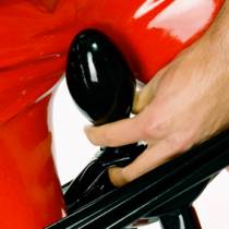 LATEXSLIP MIT AUFBLASBAREM PLUG