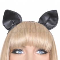 IMITATION LEATHER CAT EARS