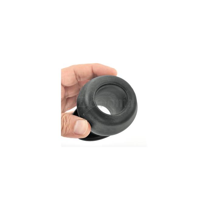 TUNNELPLUG SILIKON SCHWARZ