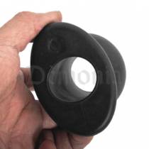 BLACK SILICONE TUNNEL PLUG