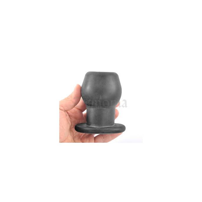 PLUG TUNNEL SILICONE NOIR