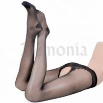 OFFENE STRUMPFHOSE SCHWARZ COUTURE