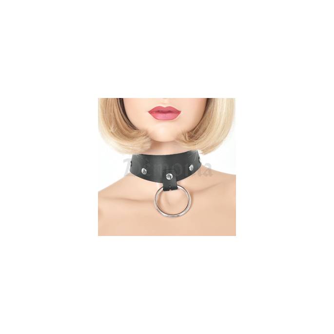 LEATHER NECKLACE + BIG RING