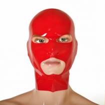 PASAMONTAÑAS DE LÁTEX ROJO DE TALLA ÚNICA