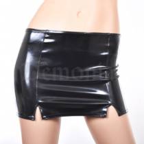 MINIFALDA NEGRA DE VINILO