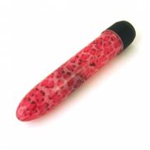 VIBRANT PINK LEOPARD DILDO