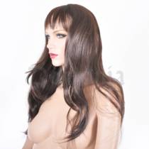 LANGE PERÜCKE KASTANIENBRAUN DIANE