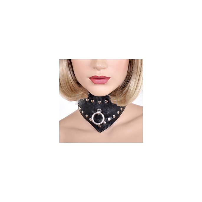 COLLIER CUIR FEMME