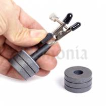 PINZA REGULABLE + PESAS IMANTADAS