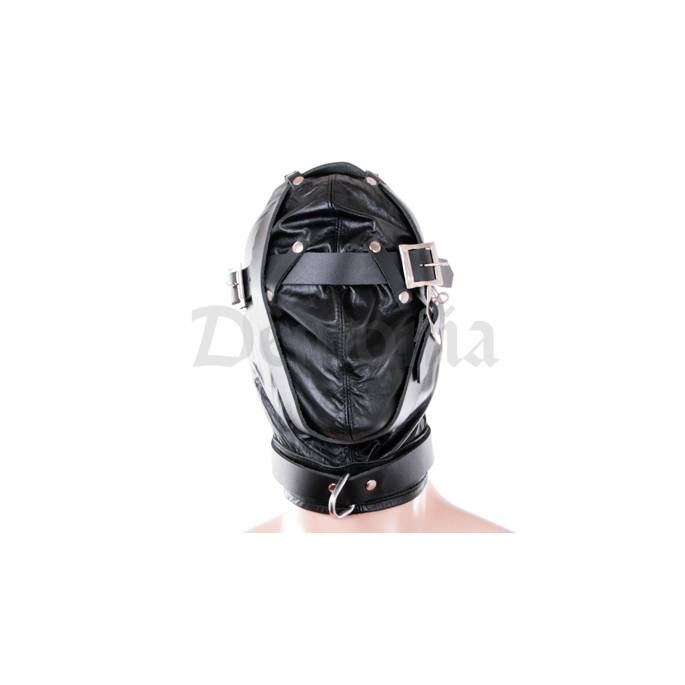 LEATHER HOOD WITH LOCK