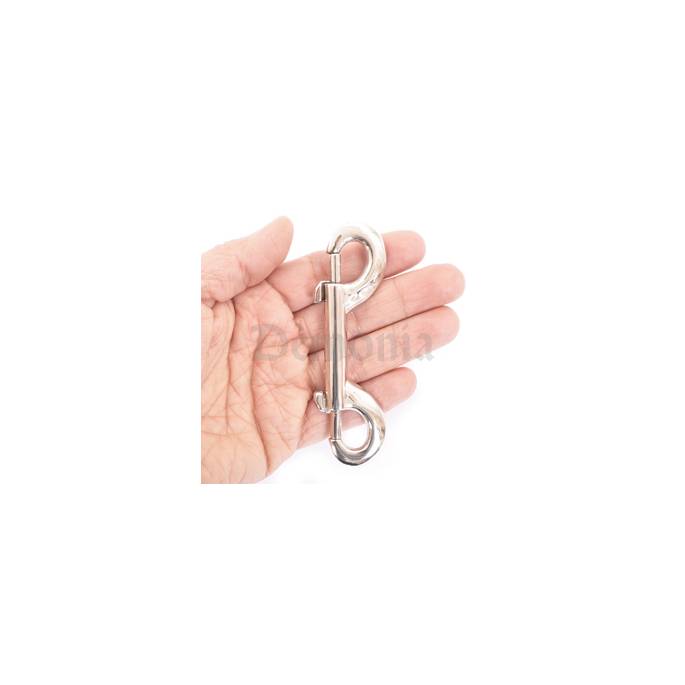 DOPPELTER KARABINERHAKEN 10 CM