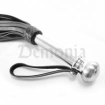 SCHWARZ-WEISSE VINYLHOSE