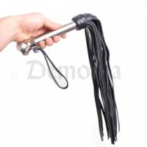 SCHWARZ-WEISSE VINYLHOSE