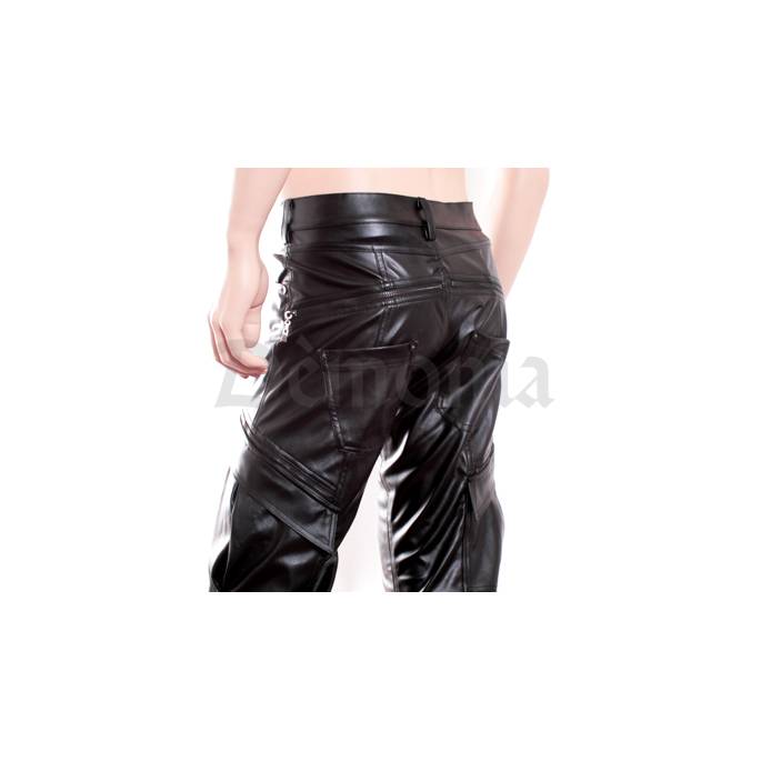 KUNSTLEDERHOSE + REISSVERSCHLUSS
