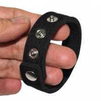BLACK NEOPRENE COCKRING