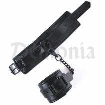 MANETTE IN SIMILPELLE NERA