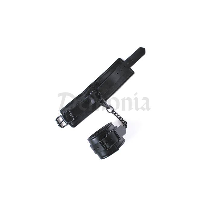 MANETTE IN SIMILPELLE NERA