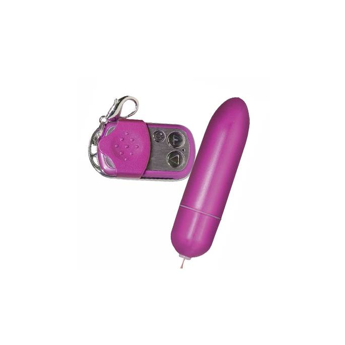ROSAFARBENER MINI-VIBRATOR MIT FERNBEDIENUNG