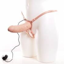 DILDO CON CINTURA CAVA, CARNE VIBRANTE