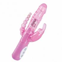 VIBRATOR MIT DREIFACHER STIMULATION