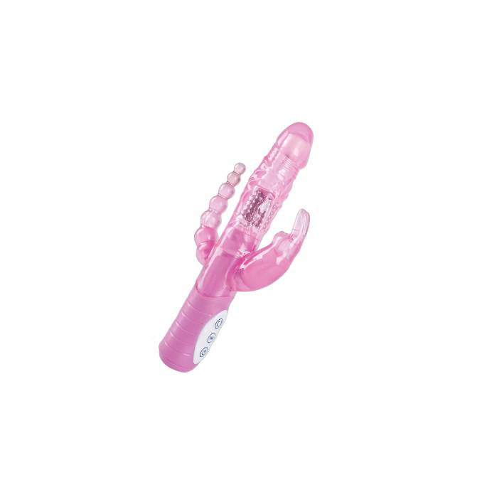 VIBRATOR MIT DREIFACHER STIMULATION