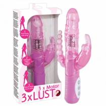 VIBRATOR MIT DREIFACHER STIMULATION