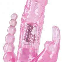 VIBRATOR MIT DREIFACHER STIMULATION