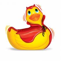 MINI VIBRATING DUCK RED DEVIL