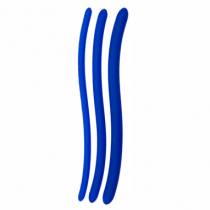 SET MIT 3 HARNRÖHRENSONDEN AUS BLAUEM SILIKON