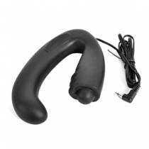 BLACK CURVED SILICONE DILDO