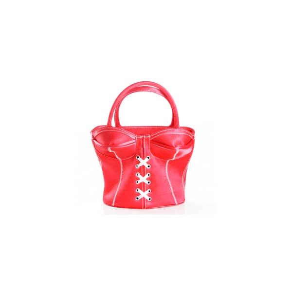 RED CORSET HANDBAG