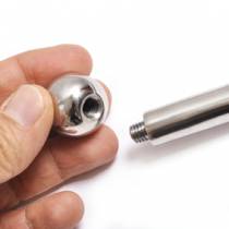 HOLLOW ANAL HOOK + BALL 25MM